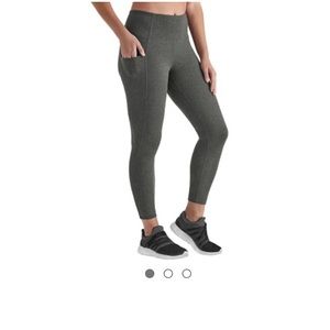 3 pairs of brand new leggings L, purple, grey and blue  ALL 3 for this price!